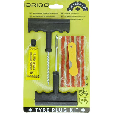 IBRIQO® Kit Reparación Pinchazos para Neumáticos